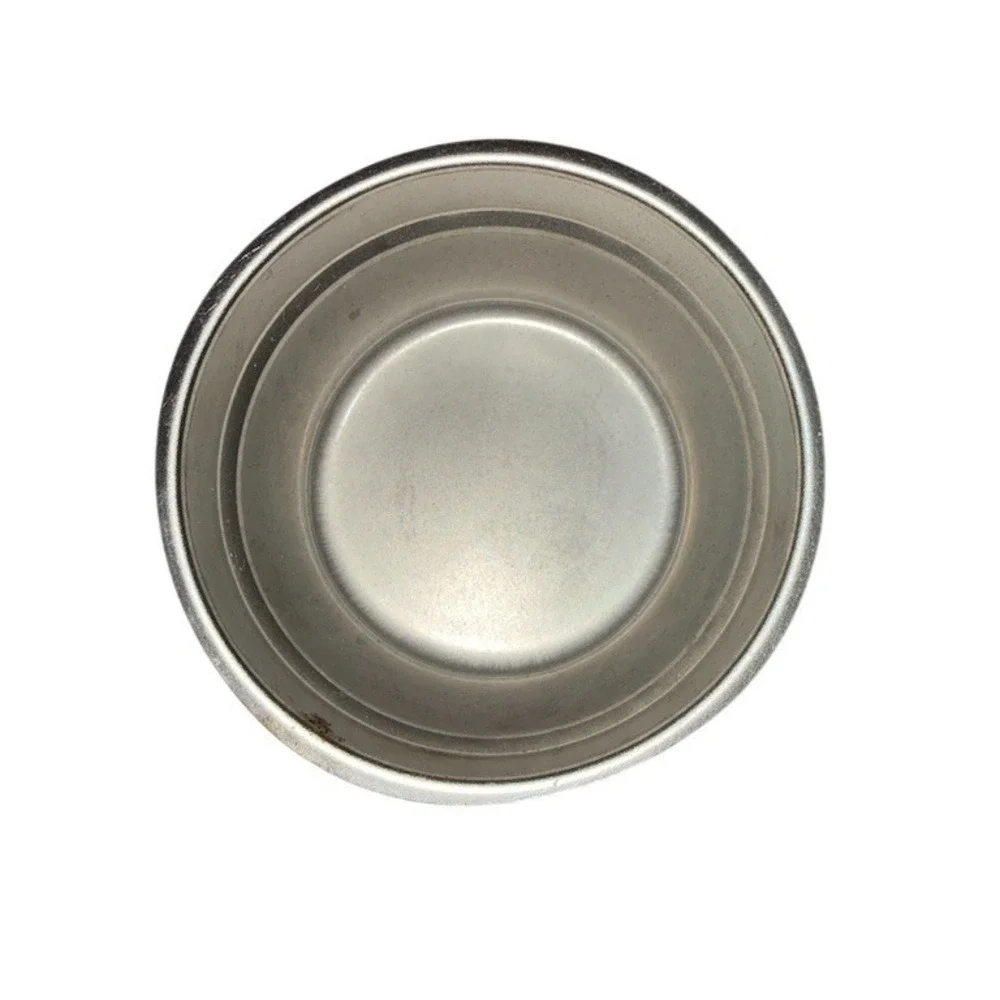 Lloyd Pans Set of 6 Round Ramekins Prep Cups Silver‎ 3.5 in Diameter stainless